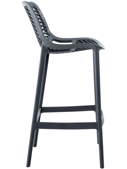 Tabouret de bar Air, gris foncé