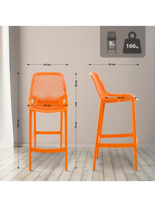 Tabouret de bar Air, orange Tabouret de bar Air, orange