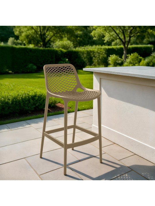 Tabouret de bar Air, taupe