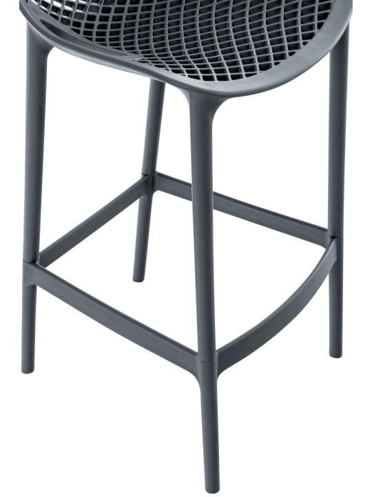Lot de 2 tabourets de bar Air, gris foncé Lot de 2 tabourets de bar Air, gris foncé