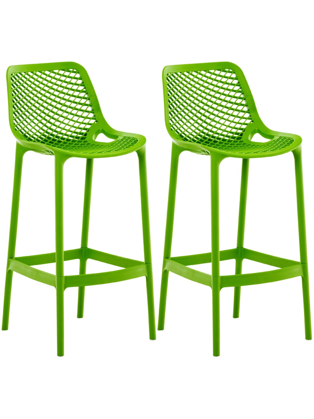 Lot de 2 tabourets de bar Air, vert