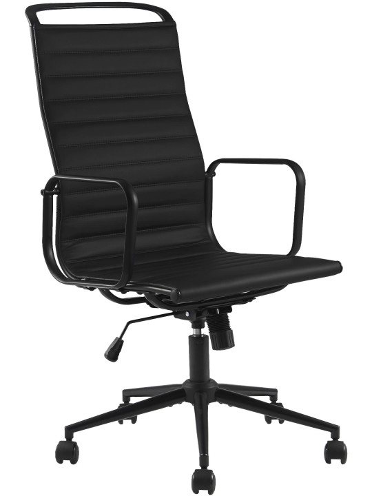 Chaise de bureau Nelson simili cuir, noir Chaise de bureau Nelson simili cuir, noir