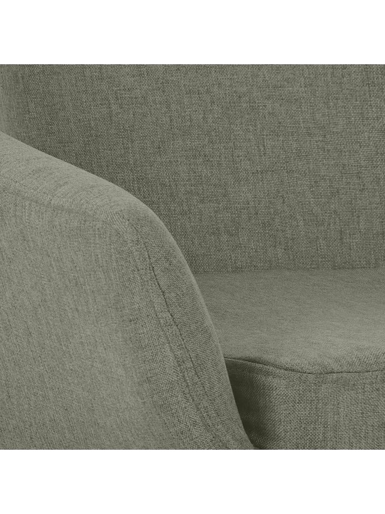 Tabouret de bar Grant tissu, gris clair