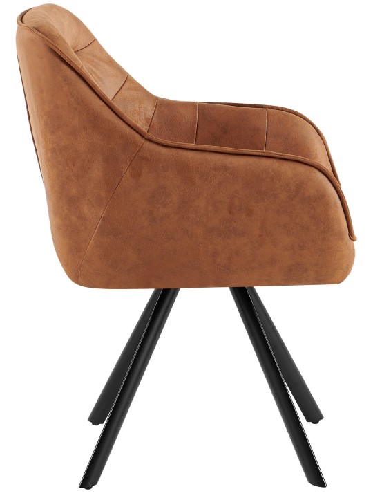 Chaise Pettuli Vintage, brun clair