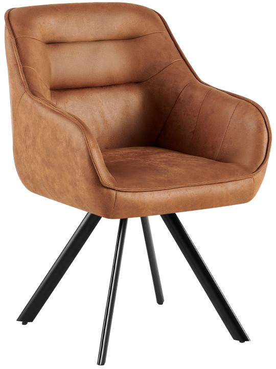 Chaise Pettuli Vintage, brun clair
