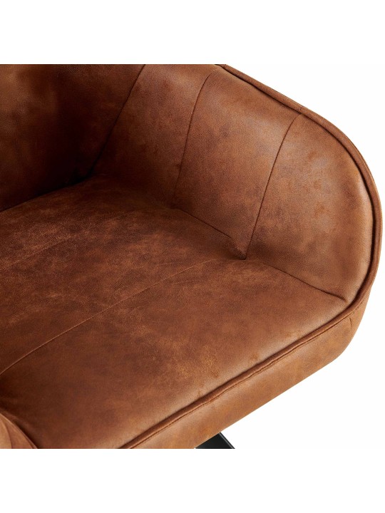 Chaise Pettuli Vintage, brun clair