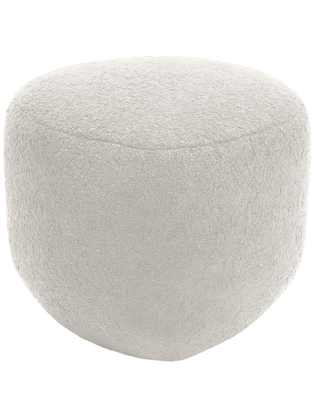 Tabouret Alfrisa Teddy, crème