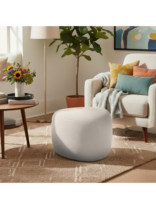 Tabouret Alfrisa Teddy, crème Tabouret Alfrisa Teddy, crème