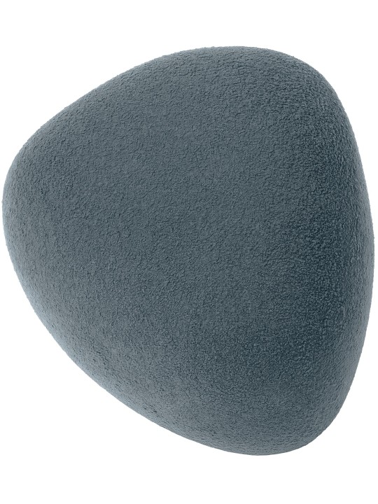 Tabouret Alfrisa Teddy, gris foncé
