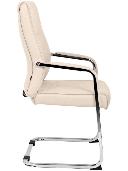 Chaise visiteur Hobart, crème