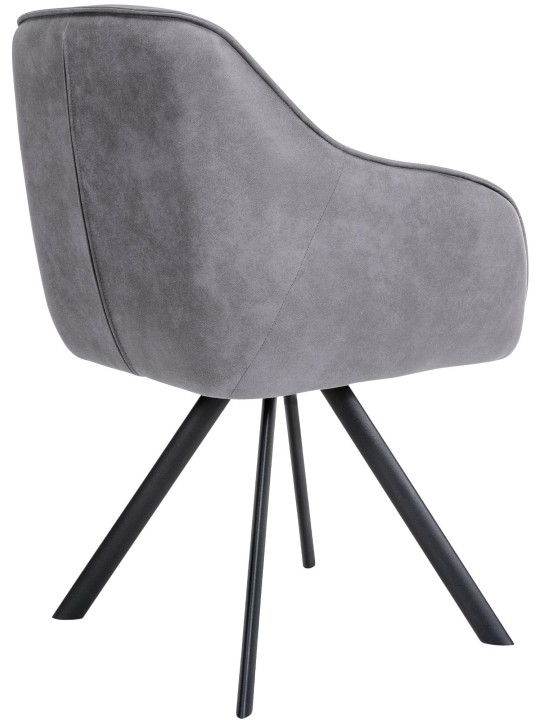 Chaise Russel Vintage, gris