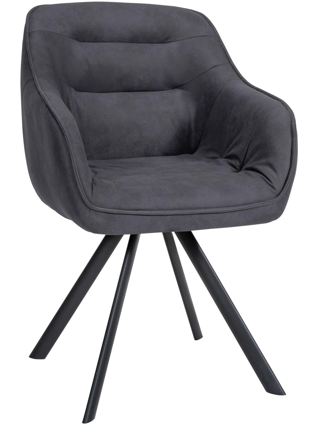 Chaise Russel Vintage, noir