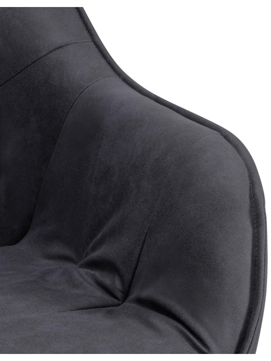 Chaise Russel Vintage, noir