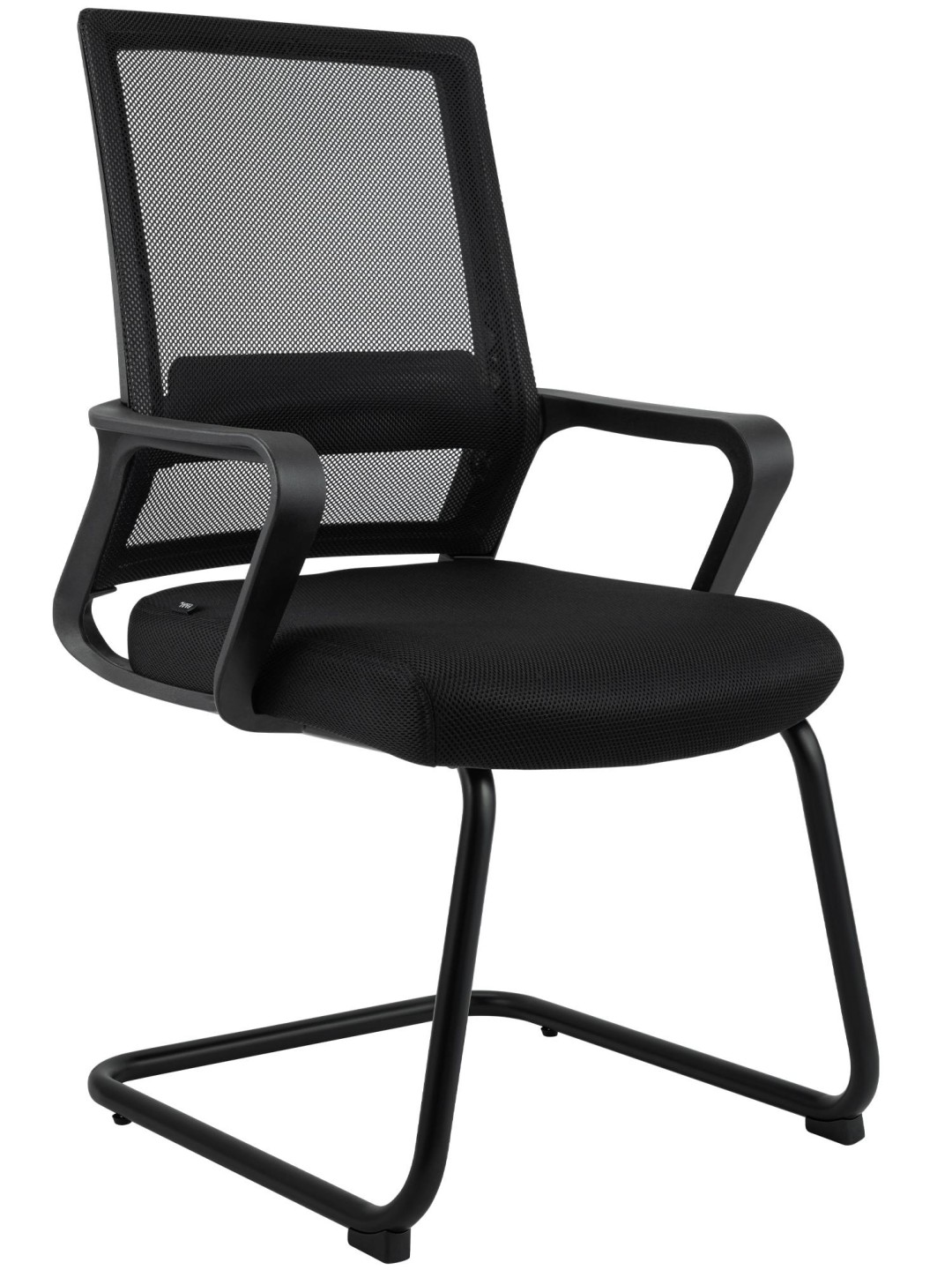 Chaise visiteur Hanka, noir