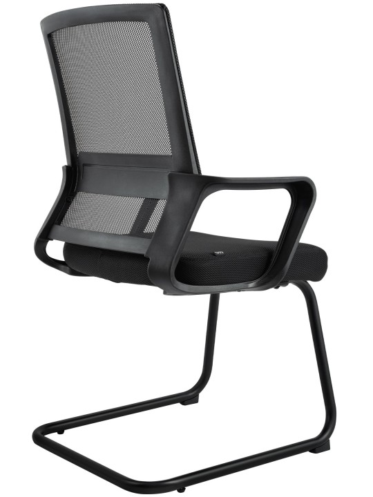 Chaise visiteur Hanka, noir Chaise visiteur Hanka, noir