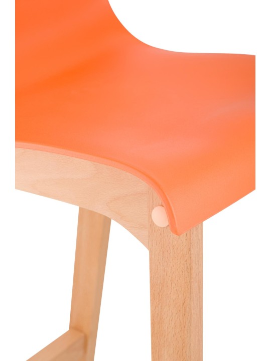 Lot de 2 tabourets de bar Hoover Natura, orange Lot de 2 tabourets de bar Hoover Natura, orange