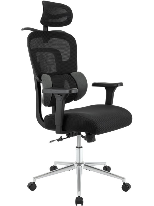 Chaise de bureau Lothenda, noir