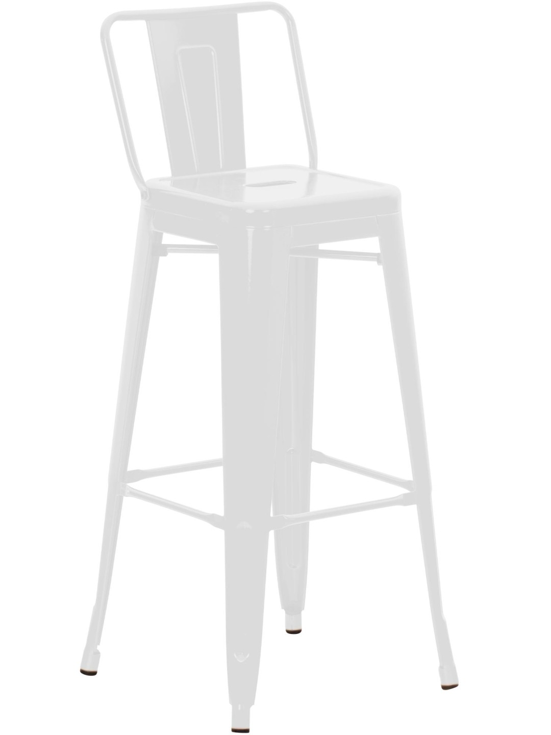 Tabouret de bar Mason, blanc