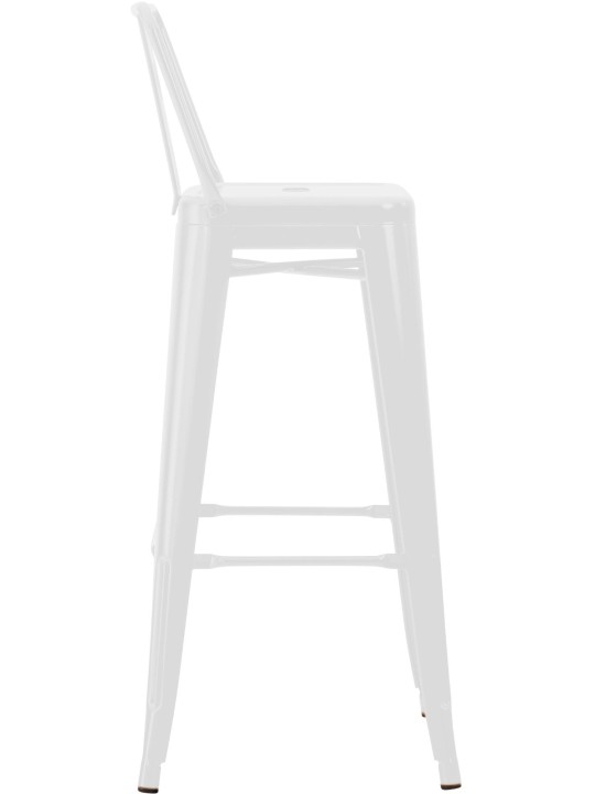 Tabouret de bar Mason, blanc Tabouret de bar Mason, blanc