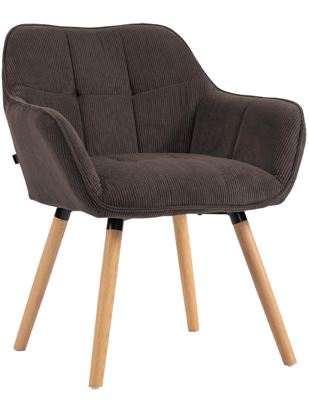 Chaise de salle à manger Vienna Cord natura, brun