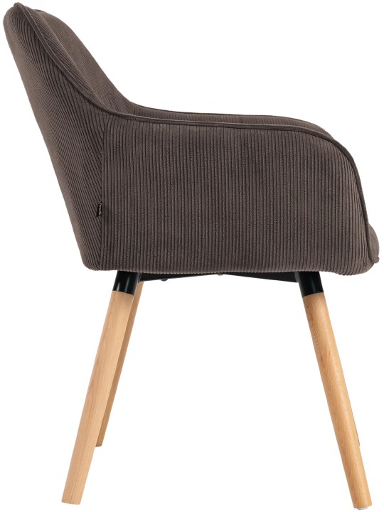 Chaise de salle à manger Vienna Cord natura, brun