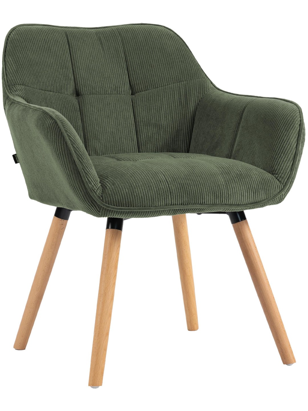 Chaise de salle à manger Vienna Cord natura, vert