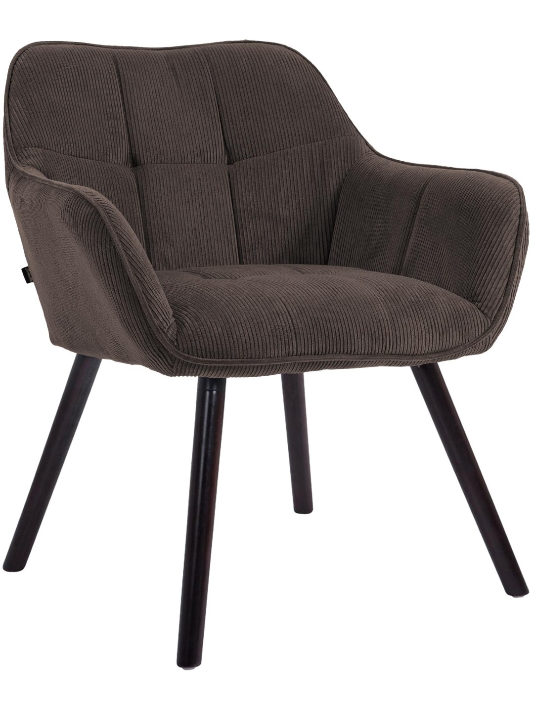 Chaise de salle à manger Vienna Cord, brun