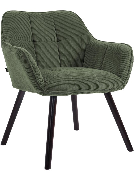 Chaise de salle à manger Vienna Cord, vert