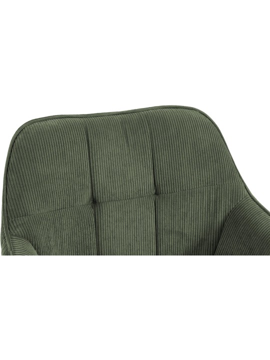 Chaise de salle à manger Vienna Cord, vert